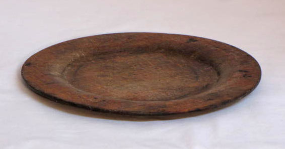 18th c. Wooden Plate