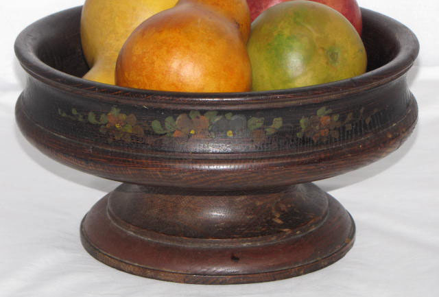 Compote with Paint Decoration