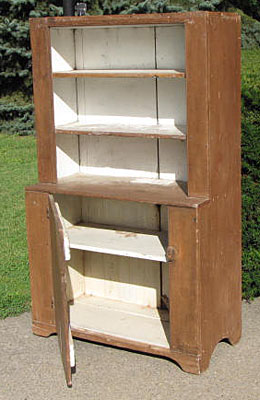 Open Top Stepback Cupboard