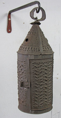 Pierced Tin Lantern