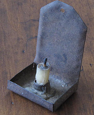 Sheet Tin Candle Sconce
